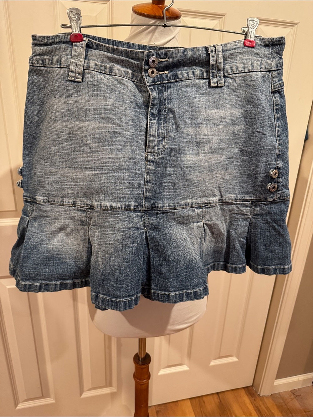 Denim Ruffled skort Zanadi vintage